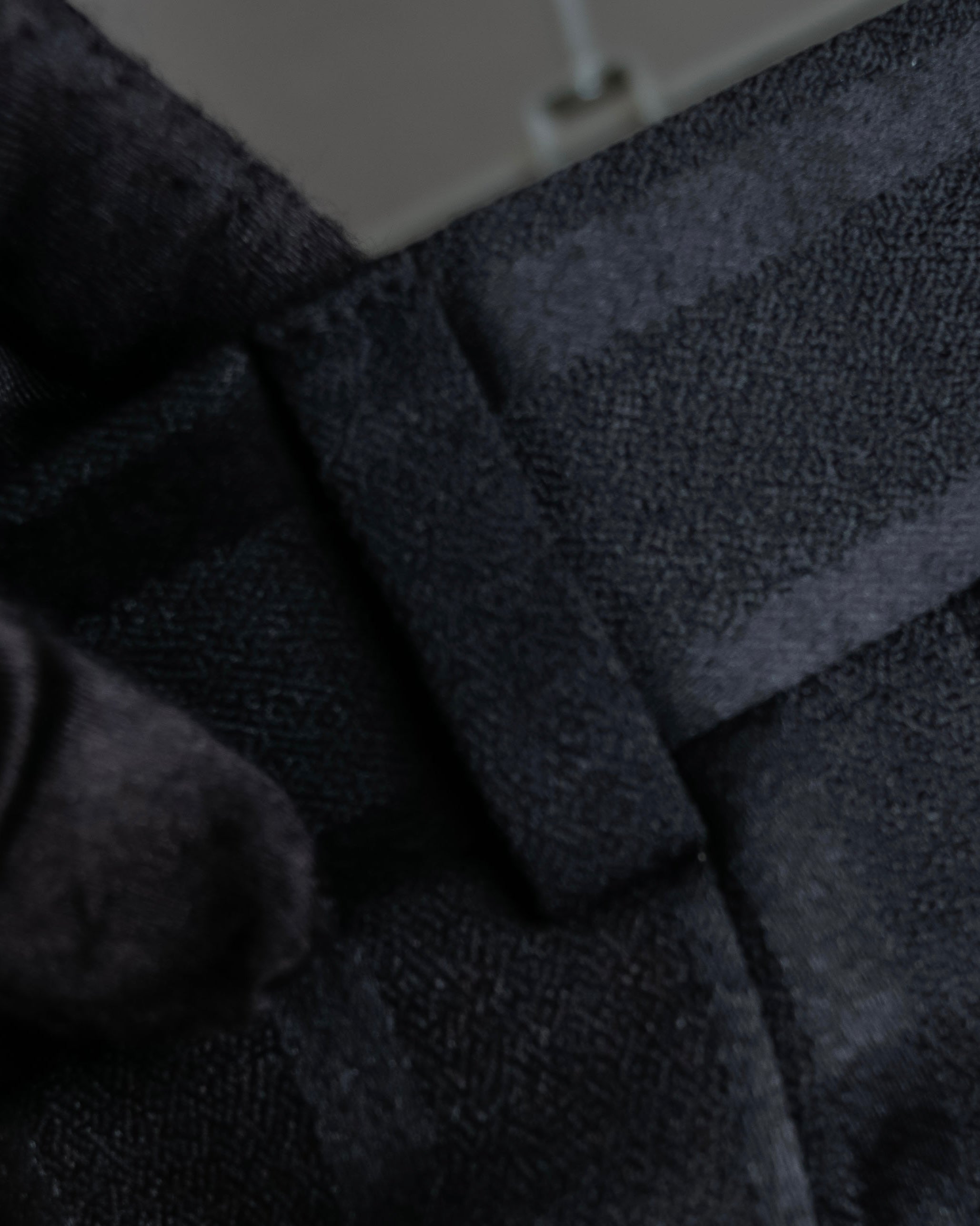 "Vintage subtle gloss striped wide slacks"