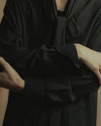 "Maison Margiela" 16SS Bow tie draping shirt