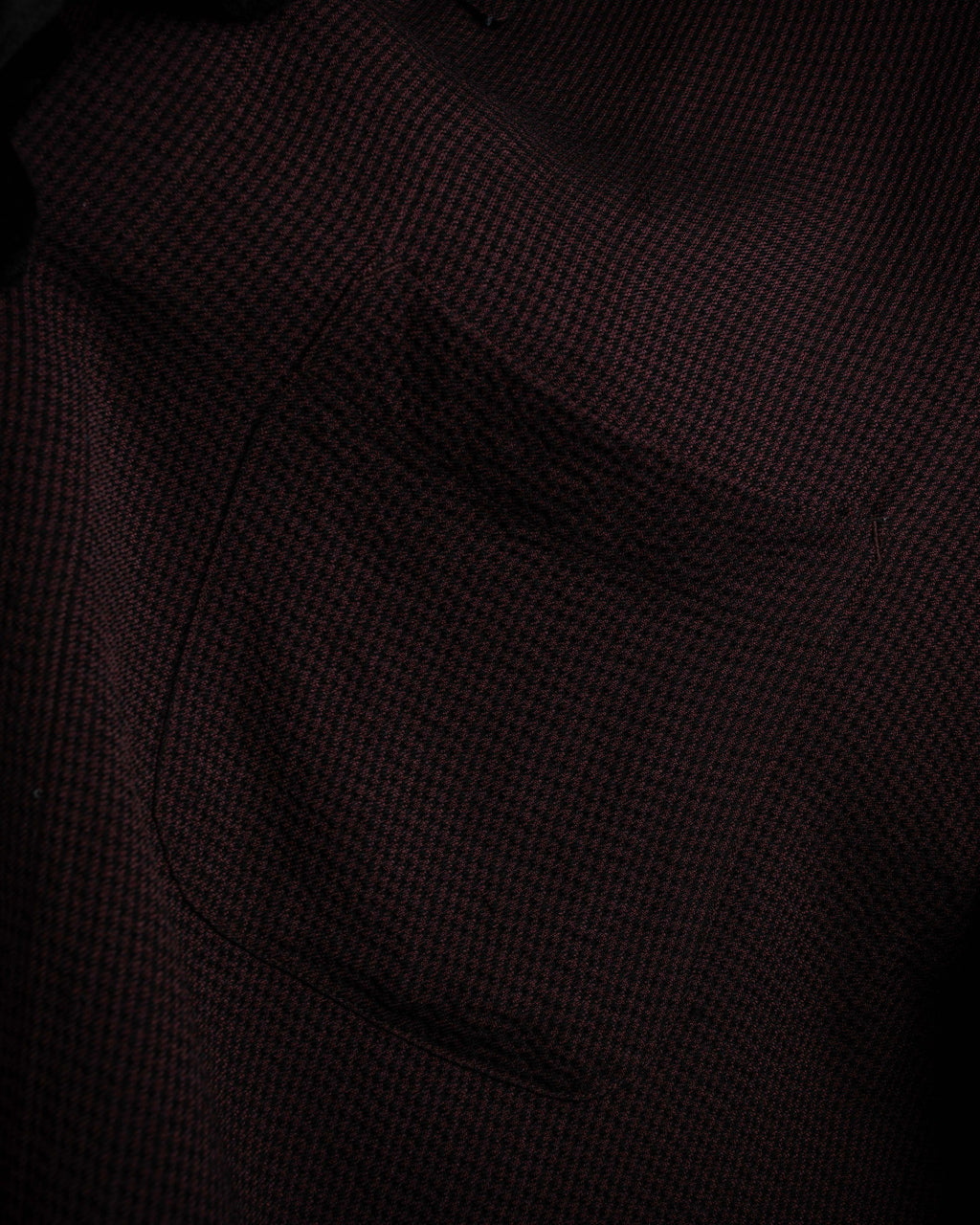 "JEAN PAUL GAULTIER" Draping form burgundy shirt