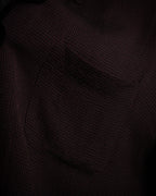 "JEAN PAUL GAULTIER" Draping form burgundy shirt