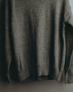 "Yves Saint Laurent" 80's-90's Relaxed wool v neck cardigan