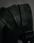 "GUCCI" 90’s-00’s Horsebit buckle leather belt