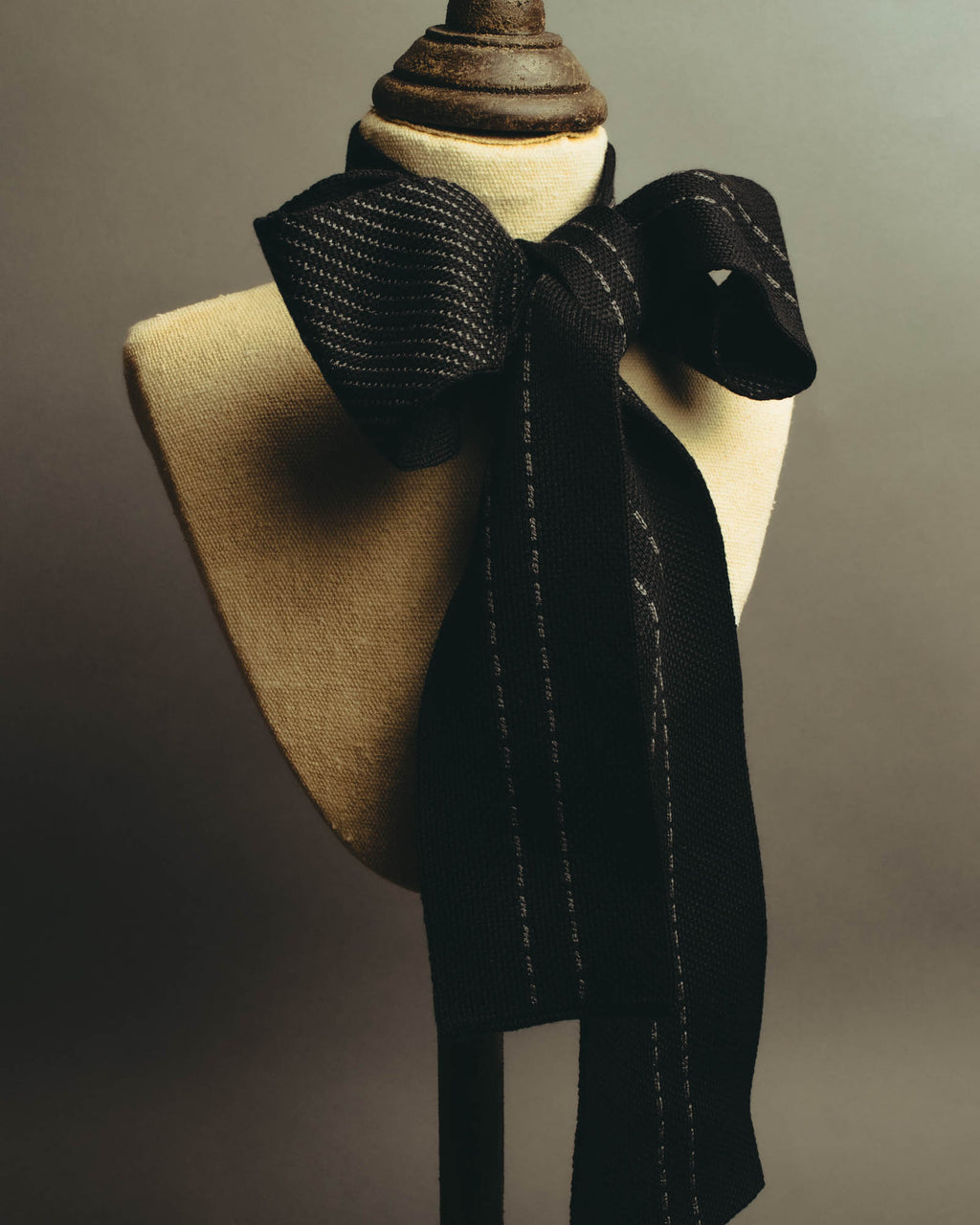 "Hermès" 00's-20's Refined silk knit tie