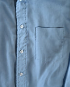 VINTAGE/ Button down cotton blue shirt