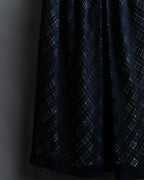 "FENDI" Embroidered check maxi onepiece