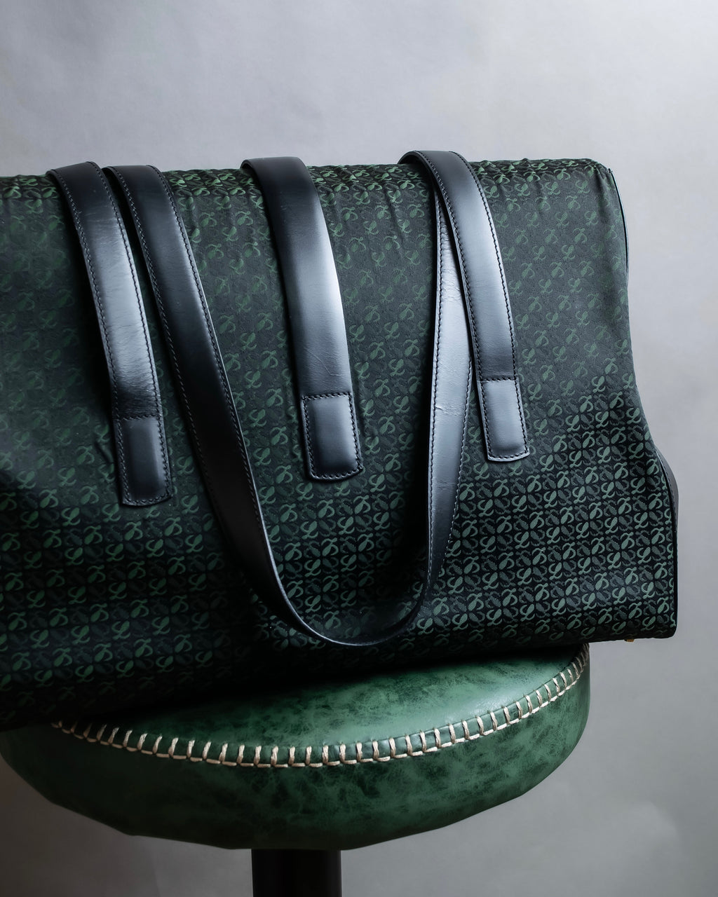 "LOEWE" Anagram pattern combination leather shoulder bag