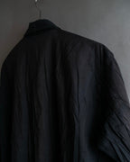 "PLEATS PLEASE ISSEY MIYAKE"
 Irregularly washed shirt jacket