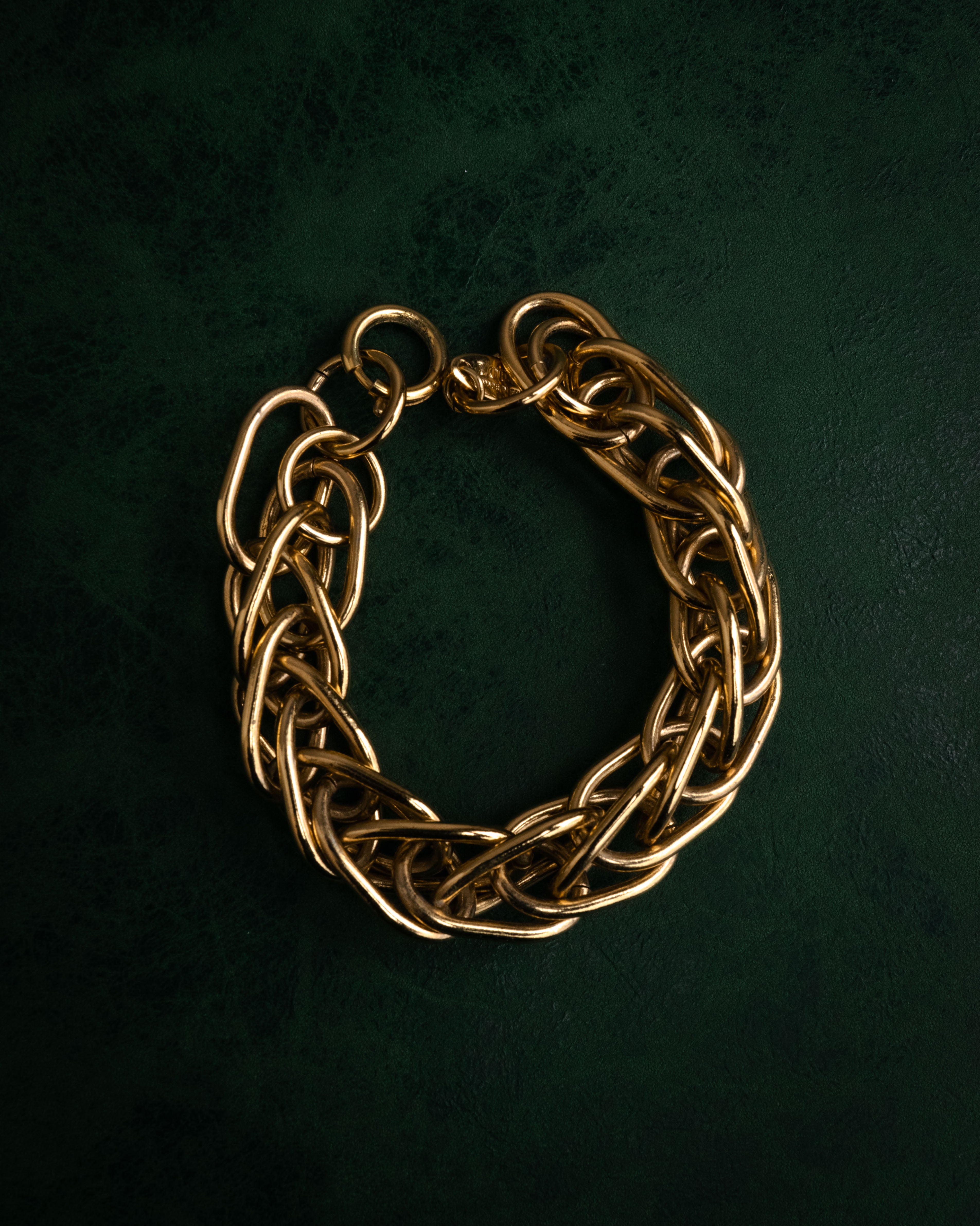 SPECIAL– “LOEWE” 80's-90's Interwoven chain bracelet – MOOD