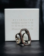 "Maison Margiela" octagon designed 2-way ring