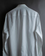 "GIVENCHY" Bosom panel design white shirt