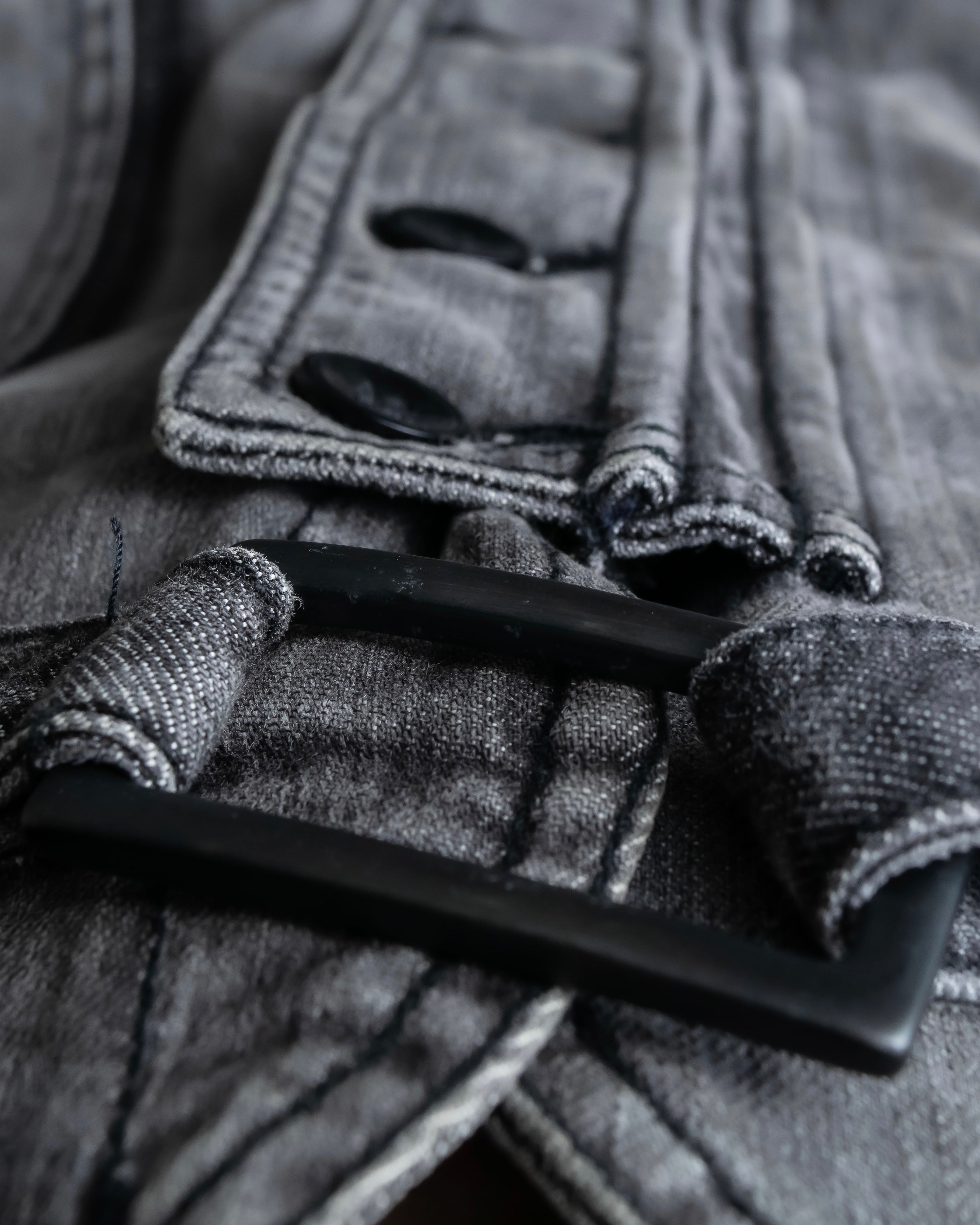 "STELLA McCARTNEY" Multi detail belted denim jacket