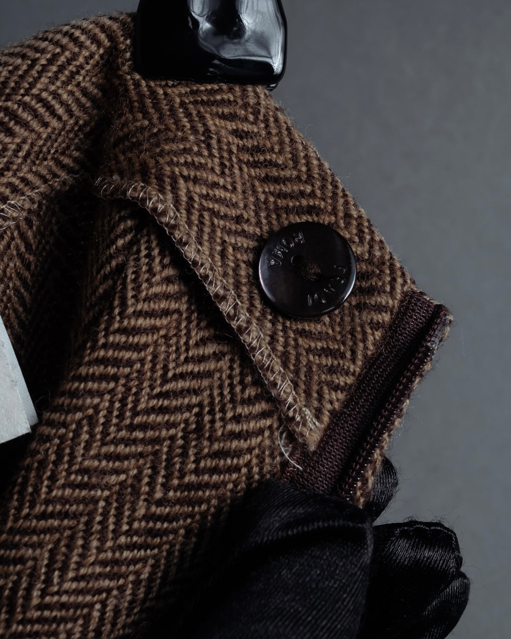 "FENDI" Velvet switching design herringbone set up