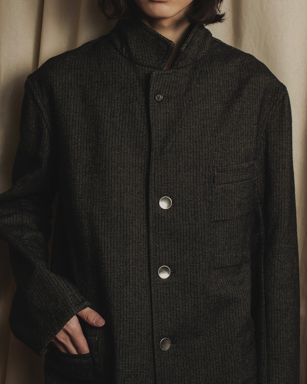 Chaqueta de ropa de trabajo con textura 03AW de Comme des Garçons SHIRT