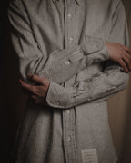 "THOM BROWNE" Micro patterned button-down shirt