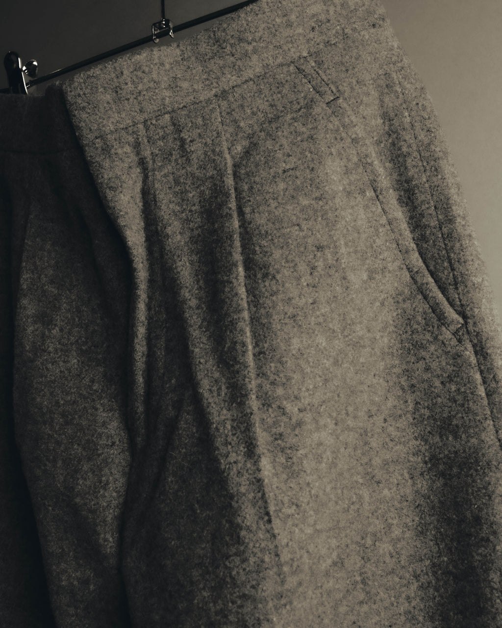 "tricot COMME des GARÇONS" 90's Brushed wool wide trousers