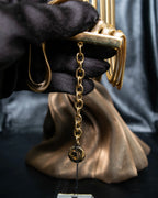 "GIVENCHY" 7 strand accordion chain choker necklace