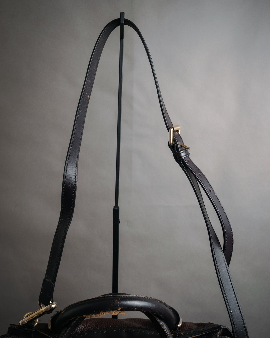 “BURBERRY” 2010’s Brogue tassel leather bag