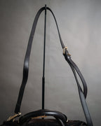 “BURBERRY” 2010’s Brogue tassel leather bag