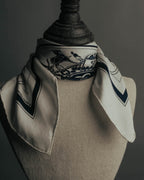 "Hermès" Classic ex libris silk scarf