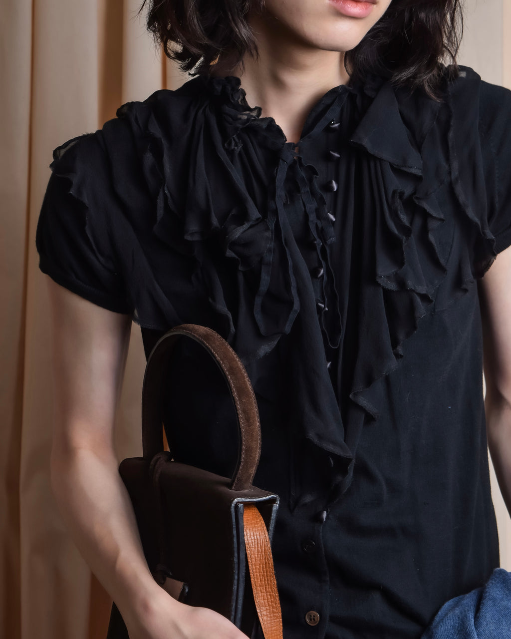 "sacai luck" Layered tulle tunic tops