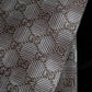 "GUCCI" GG pattern jacquard weave neck tie