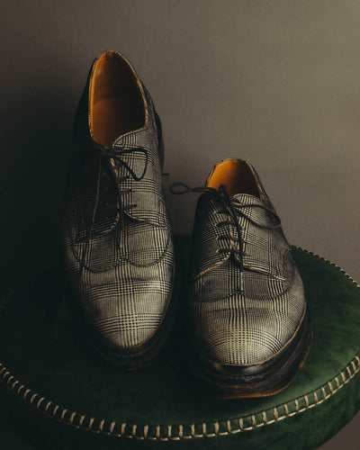 "J.M. WESTON" 2010's Prince of wales checked derby shoes