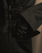 -SPECIAL- "YVES SAINT LAURENT rive gauche" 03 year Tom Ford period corset design long coat