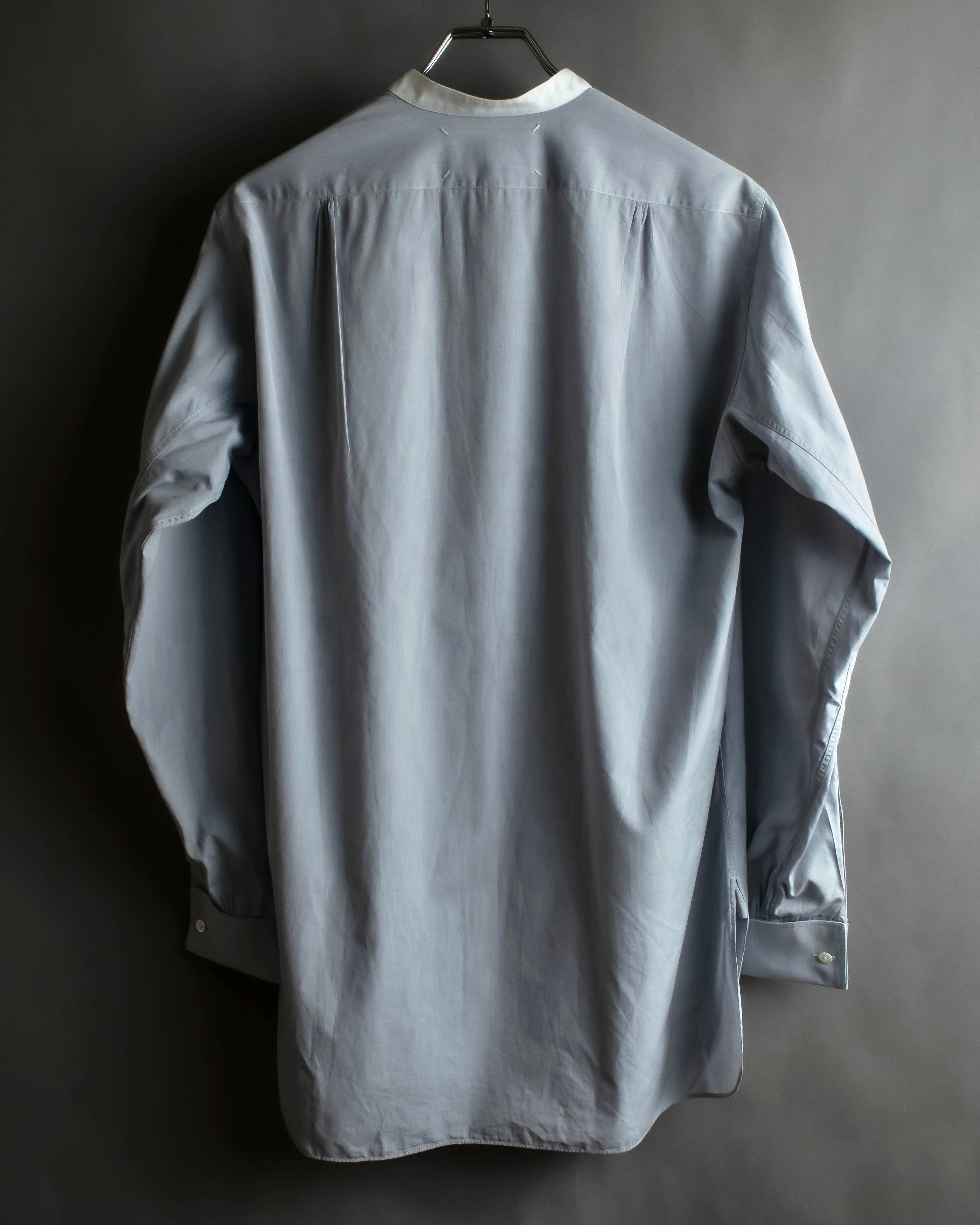 "MAISON MARGIELA" 21SS Long tail design band collar shirt