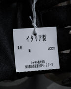 "CHANEL" 90's Square icon logo pattern sheer silk scarf