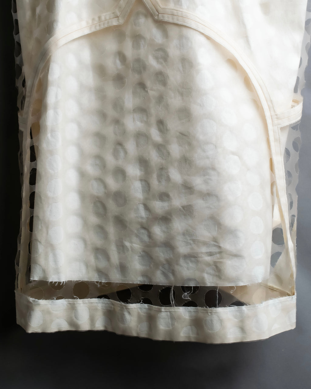 "MAISON MARGIELA" 20SS Polka dot tulle layered skirt