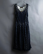 "FENDI" Embroidered check maxi onepiece