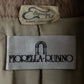 "FIODELLA RUBINO" Brushed beige double breasted chester coat