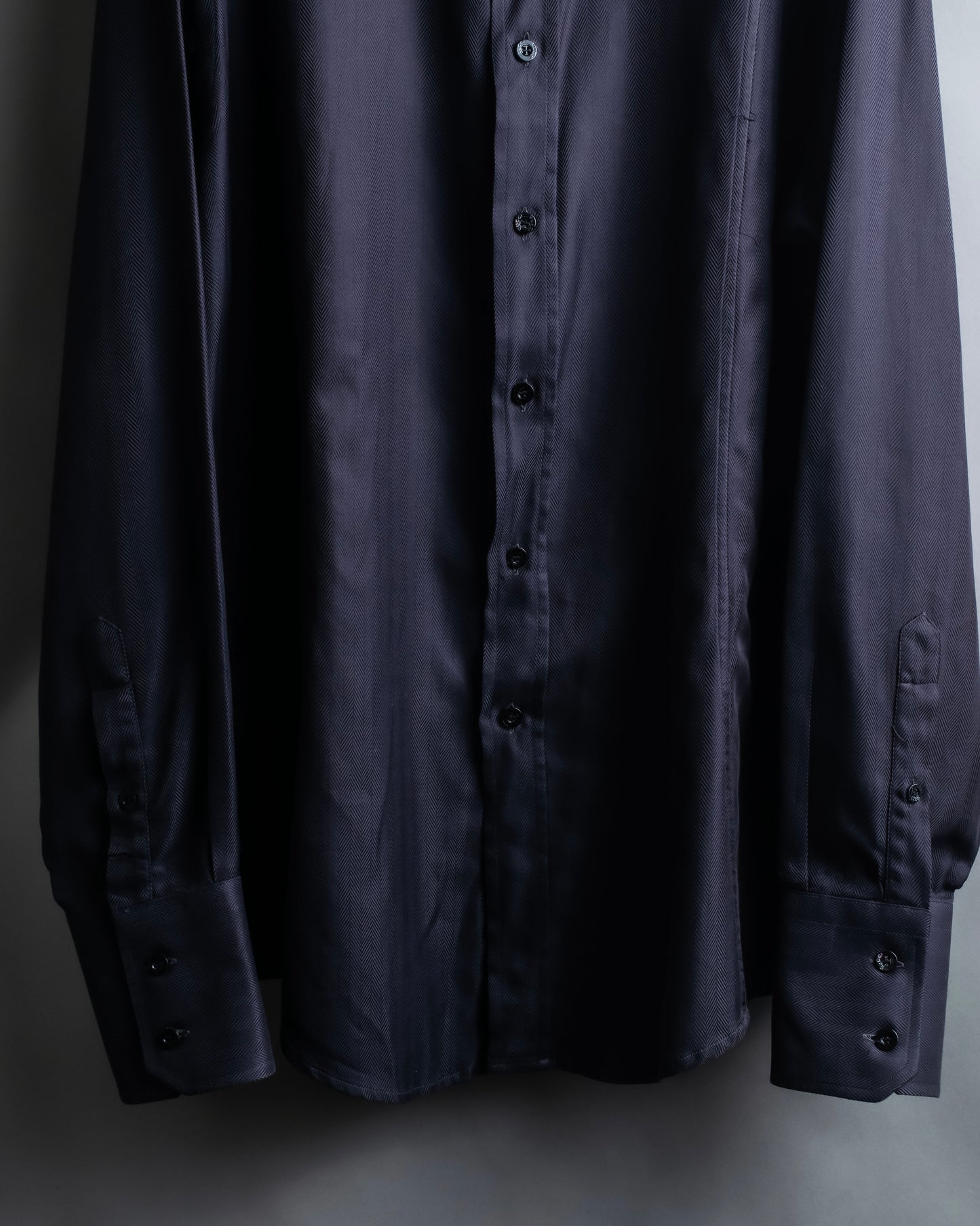 "GUCCI" Herringbone weave oversized shirt