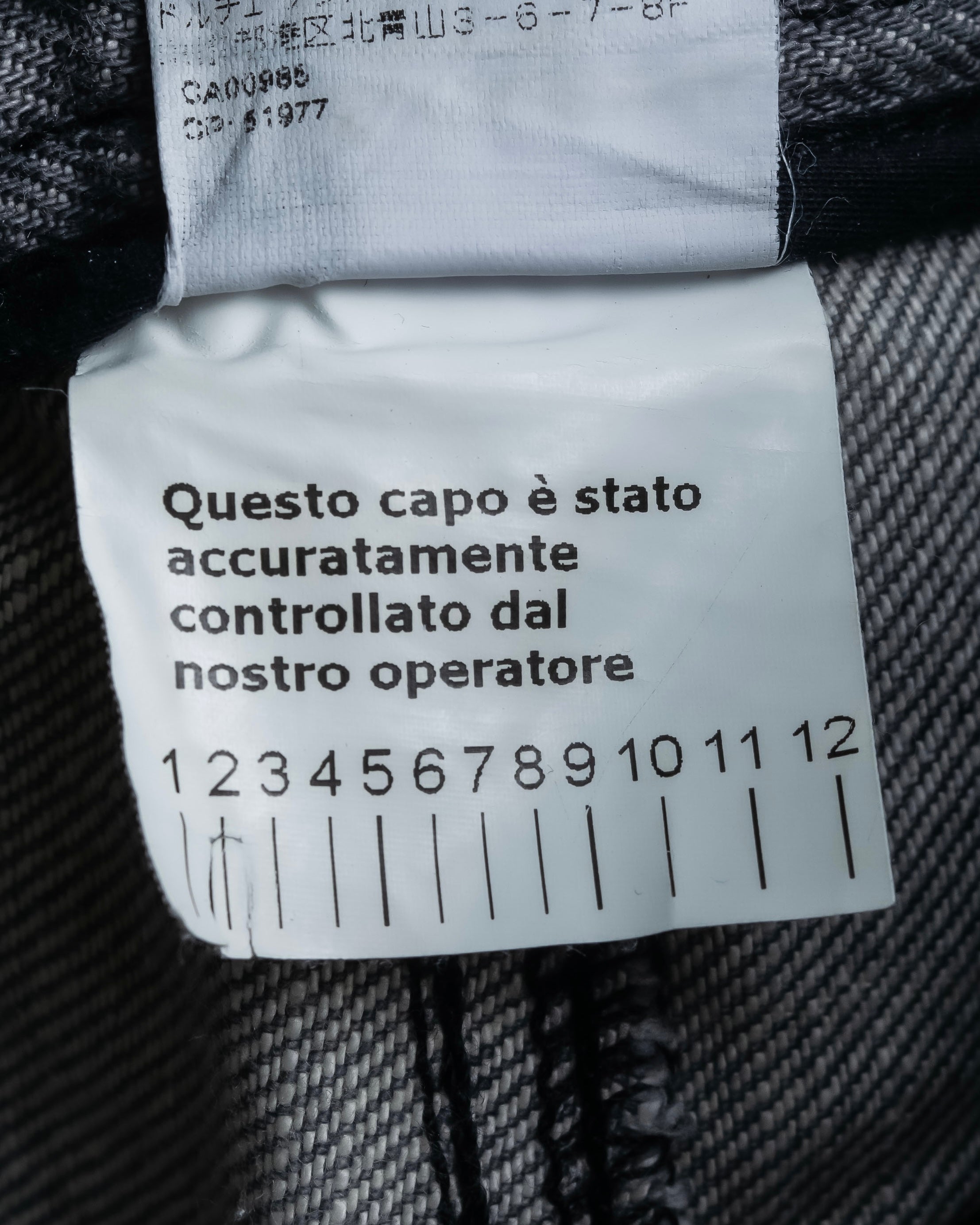 "Dolce &amp; Gabbana"Faded design gray denim pants