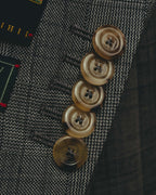 -SPECIAL- “GUCCI” 2019-2021 Glen check double-breasted wool suit