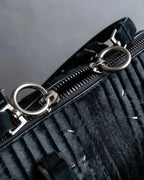 "MAISON MARGIELA" 5AC Harako leather corduroy combination 2way bag