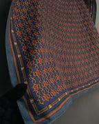 "CELINE" 80's-90's Chain print scarf
