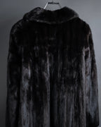 "GUCCI" Semi-custom atelier work fur long coat