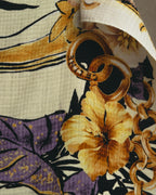 "CELINE" 90's-00's Floral printed cotton scarf