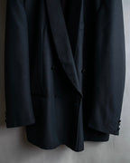 "Vintage shawl collar smoking jacket"
