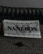 "Vintage abstract polka dot knit cardigan"