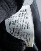 "BALMAIN" Braided detail lamb leather zip-up vest