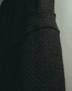 “CHANEL” 04AW textured tweed short sleeve jacket