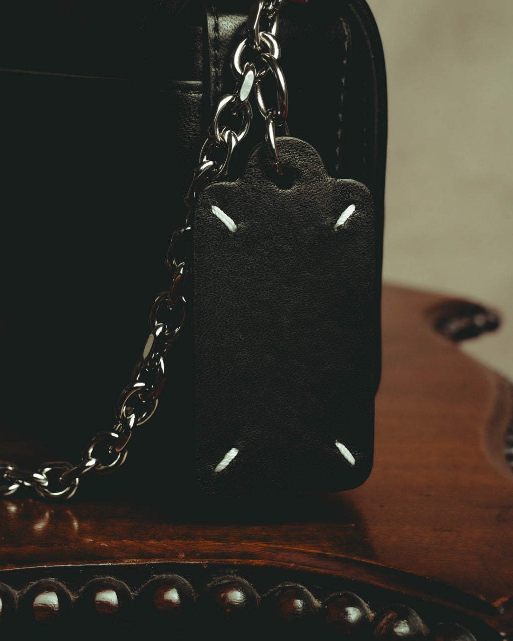 –SPECIAL– "Maison Margiela" 2020's Quilted leather chain shoulder bag