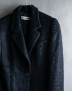 "DOLCE & GABBANA" Lightly brushed shaped tailored jacket