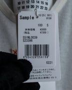 "MAISON MARGIELA" Stitch design net sheer tank top