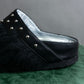 "LONGCHAMP" Fur & stud design chunky sole slip ons shoes