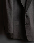 "Vintage heathered wool tailored jacket"