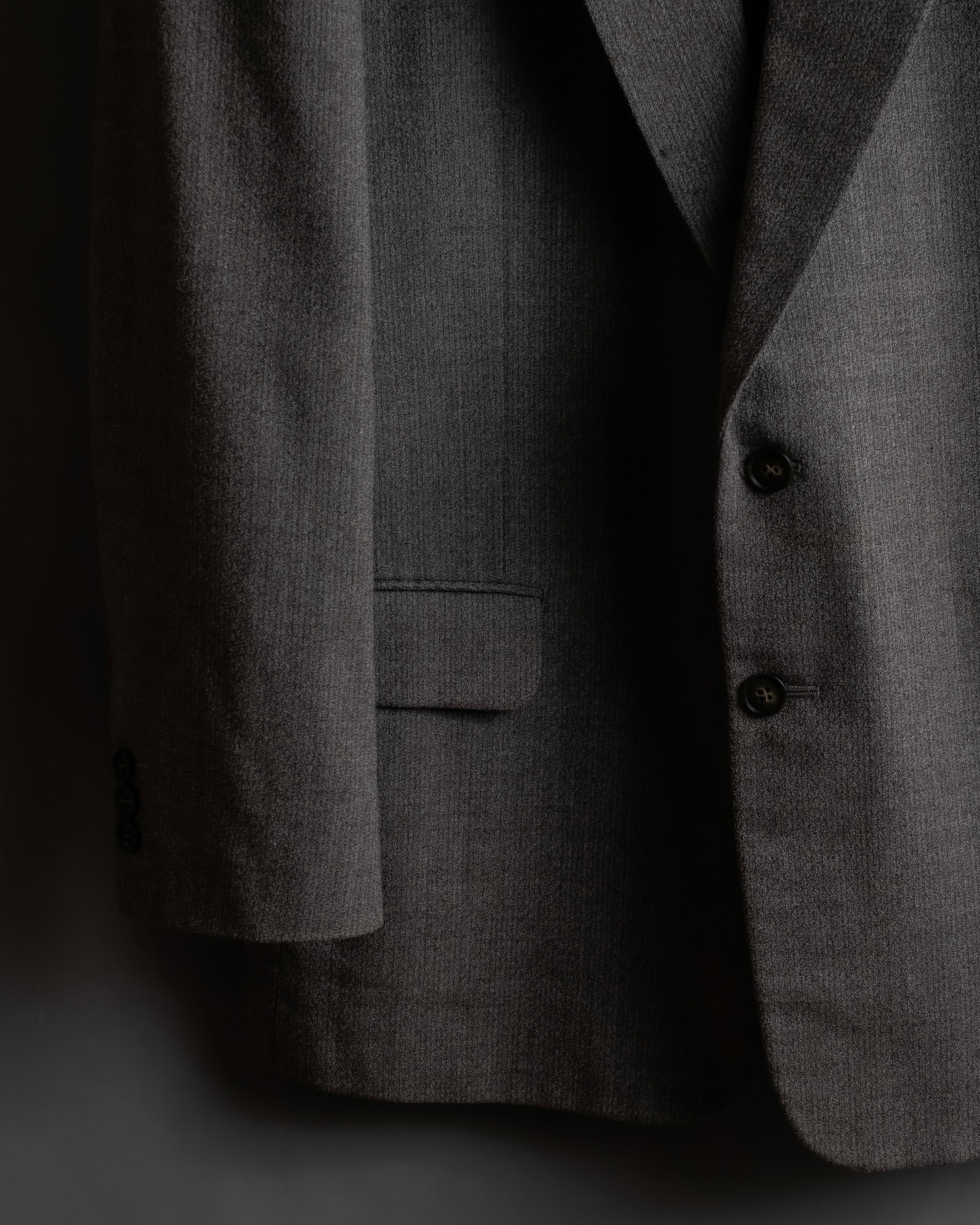 "Vintage heathered wool tailored jacket"