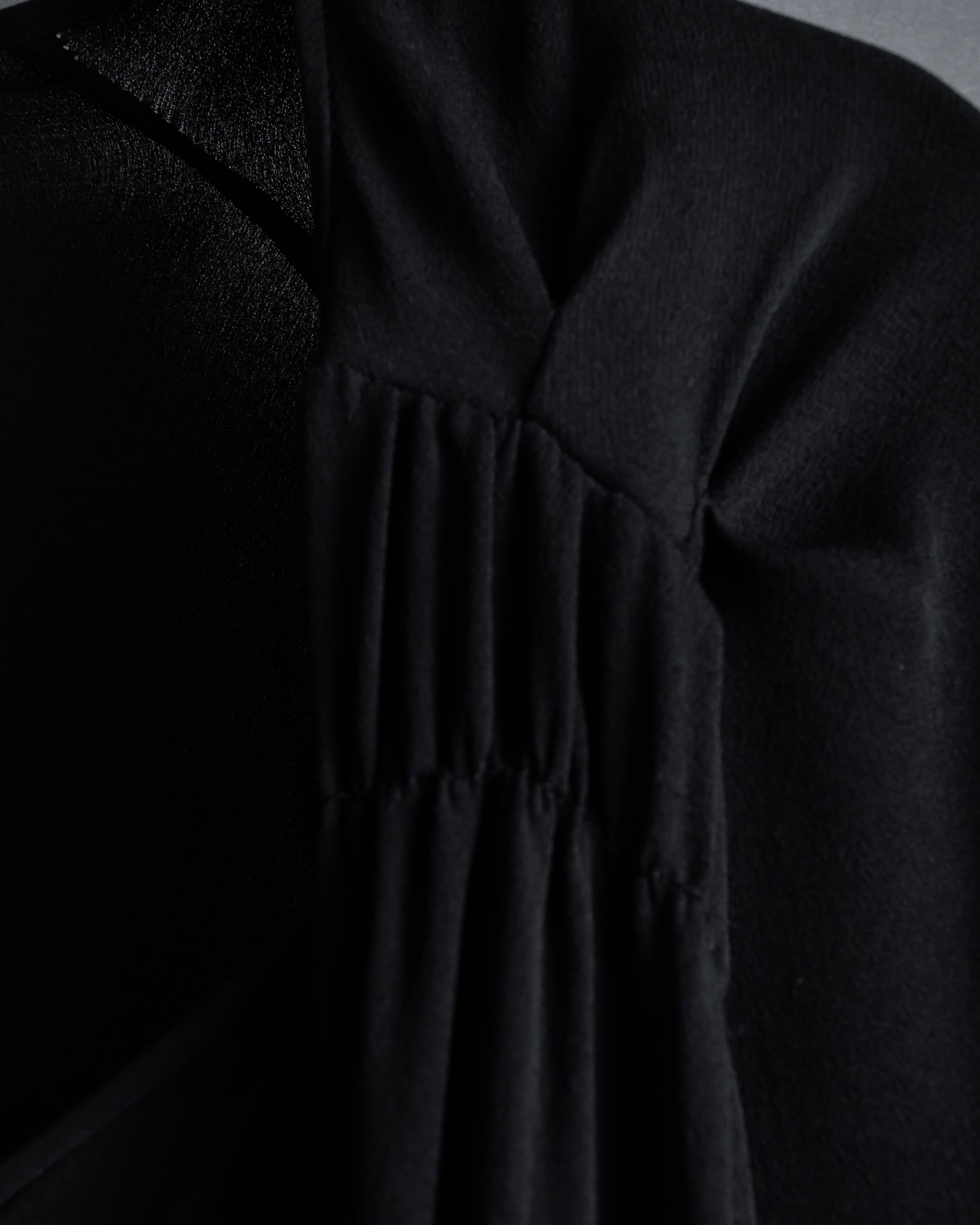 "VALENTINO" 2020-21 Gathered design bow tie skipper silk pullover